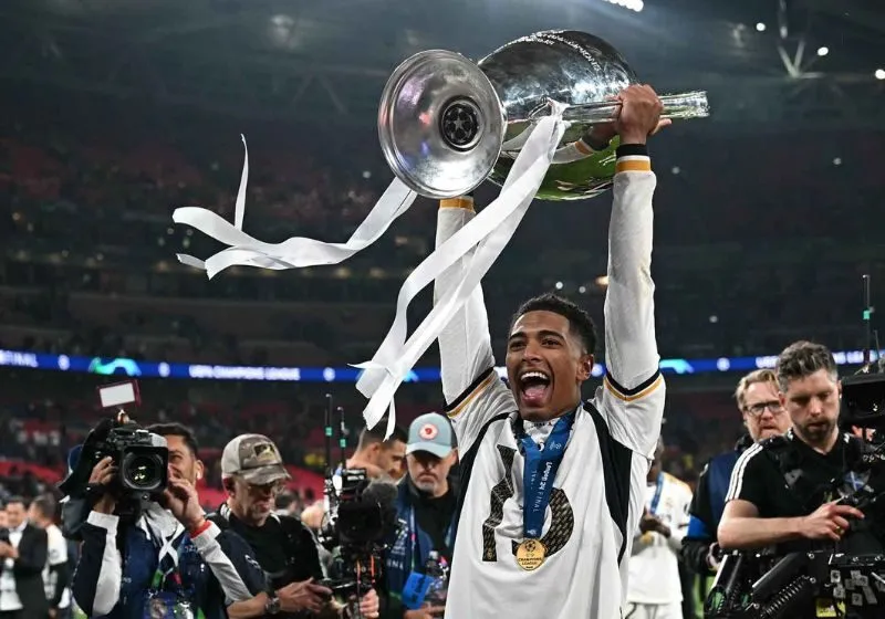 Bellingham tạo dấu ấn khi vô địch C1 ngay mùa đầu tiên với Real Madrid