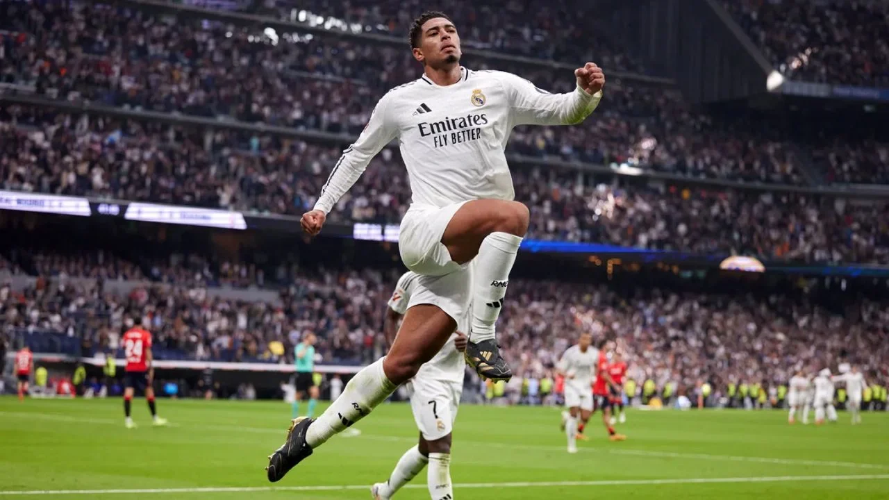 Jude Bellingham ăn mừng